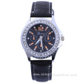 Hot Sale Man Leather Analog Quartz Wrist Watch